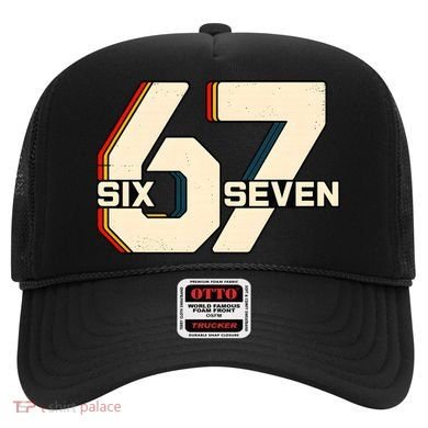 Retro 67 Six Seven Meme 6-7 Vintage Hat