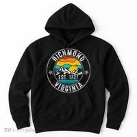 Retro 70s 80s Richmond Virginia Va Hoodie thumb 0