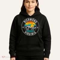 Retro 70s 80s Richmond Virginia Va Hoodie thumb 5