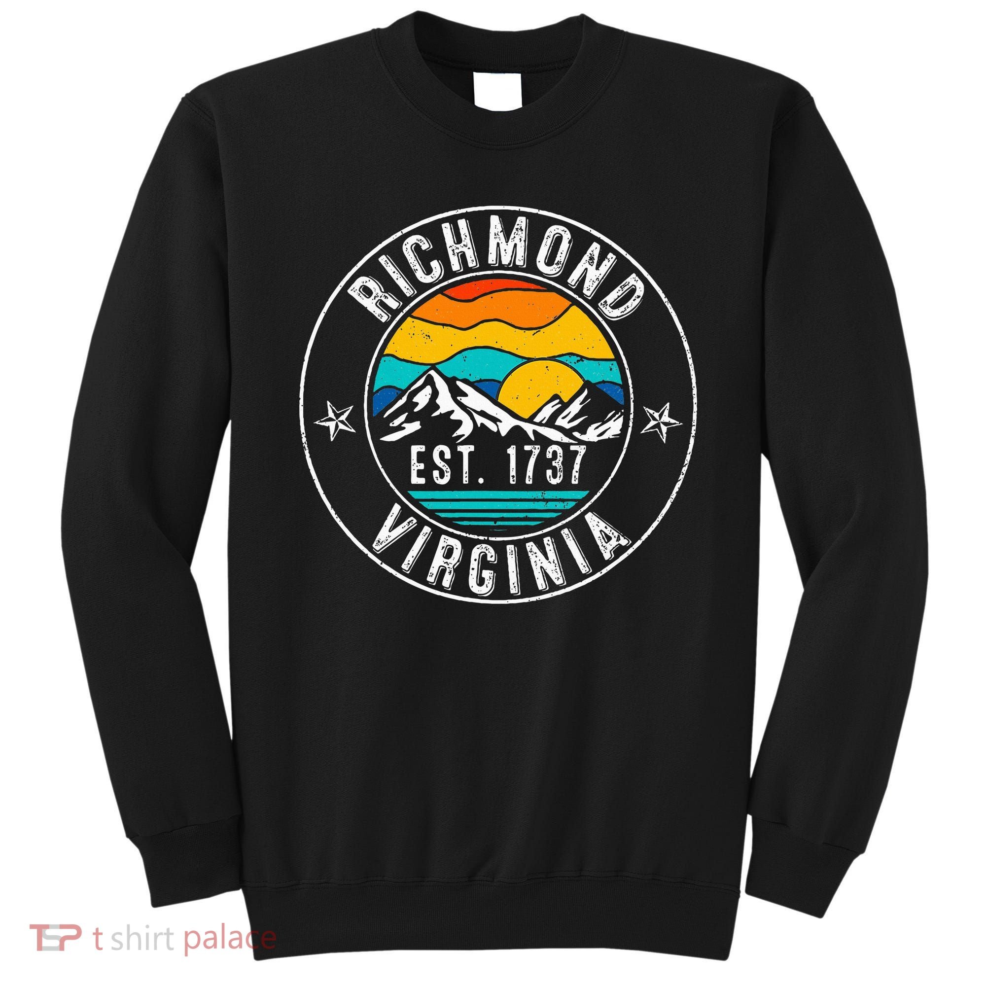 Retro 70s 80s Richmond Virginia Va Sweatshirt
