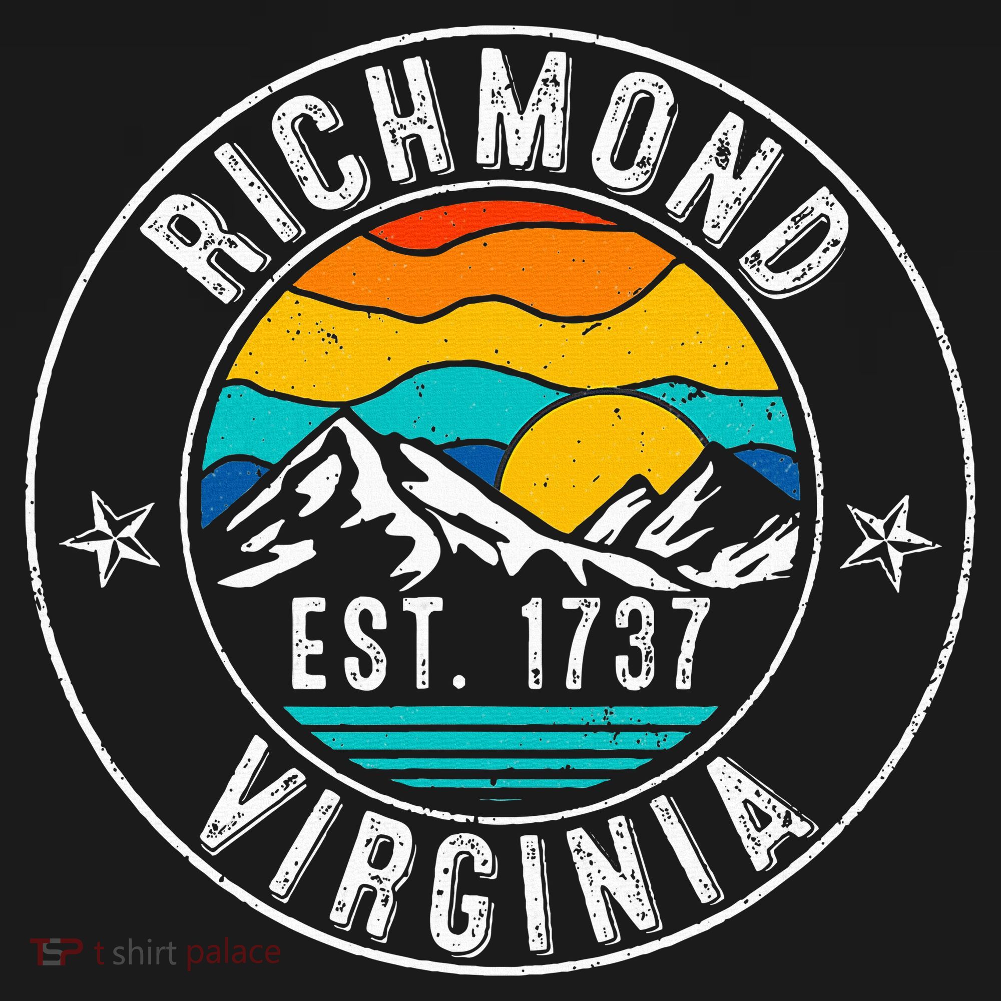 Retro 70s 80s Richmond Virginia Va Women's Hoodie