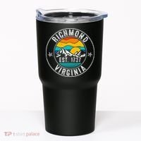 Retro 70s 80s Richmond Virginia Va Tumbler thumb 0