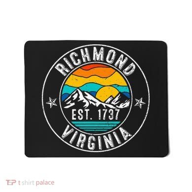 Retro 70s 80s Richmond Virginia Va Mousepad
