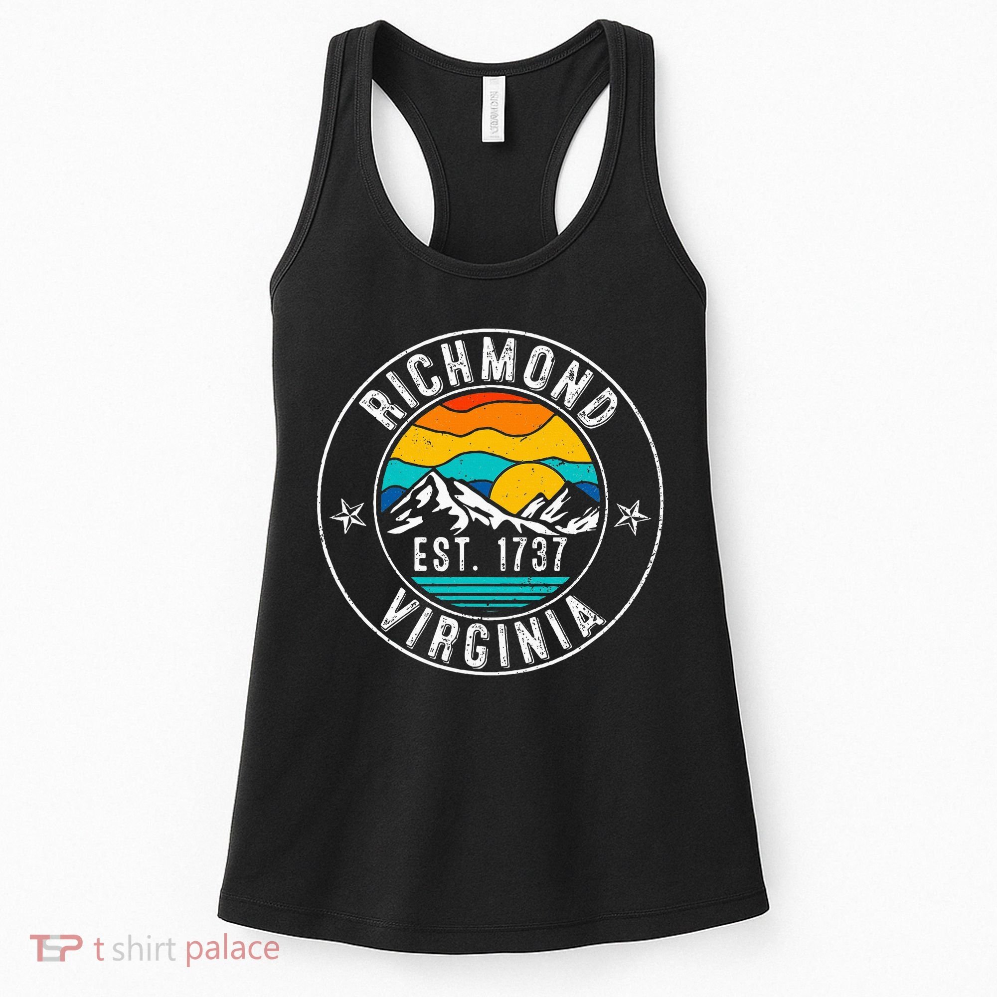 Retro 70s 80s Richmond Virginia Va Women's Tank Top