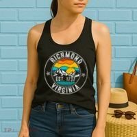 Retro 70s 80s Richmond Virginia Va Women's Tank Top thumb 2