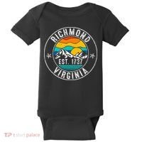 Retro 70s 80s Richmond Virginia Va Baby Bodysuit thumb 0
