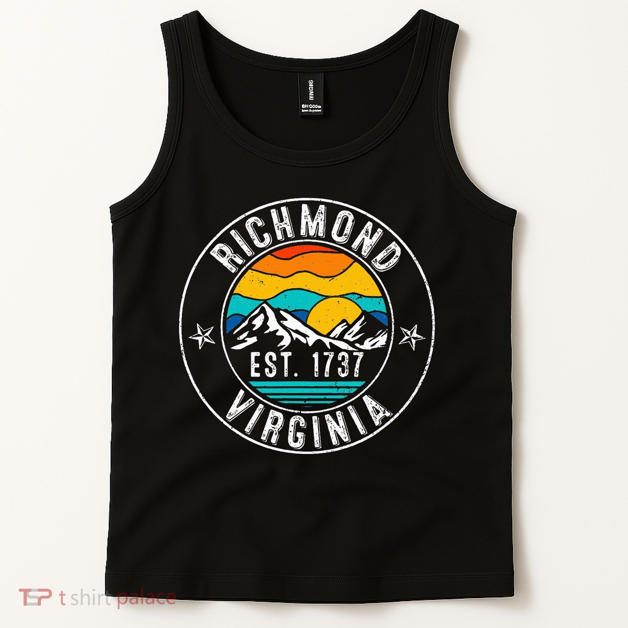 Retro 70s 80s Richmond Virginia Va Tank Top
