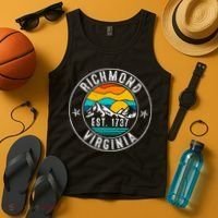 Retro 70s 80s Richmond Virginia Va Tank Top thumb 4