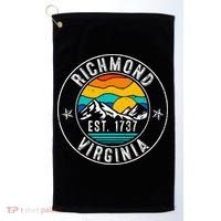 Retro 70s 80s Richmond Virginia Va Golf Towel thumb 0