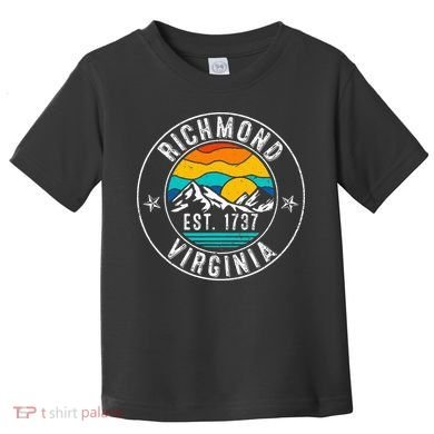 Retro 70s 80s Richmond Virginia Va Toddler T-Shirt