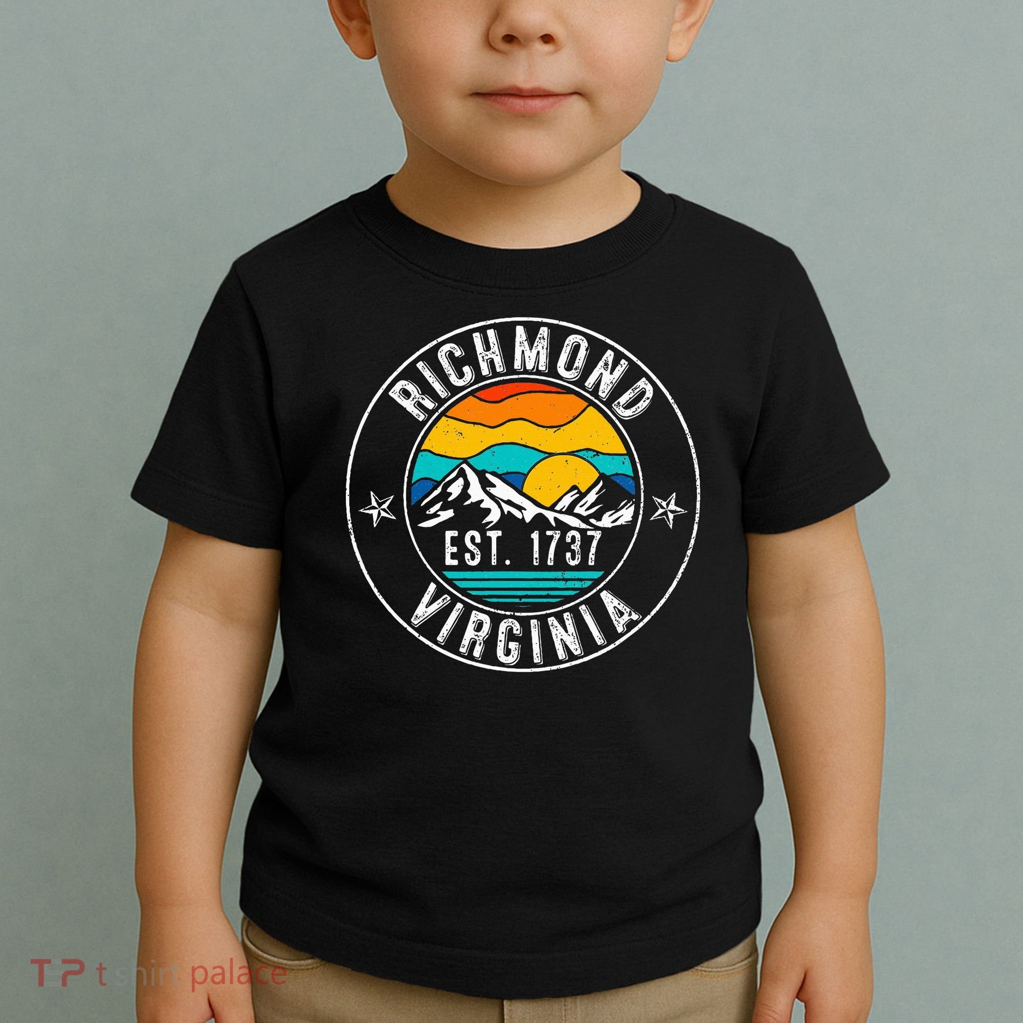Retro 70s 80s Richmond Virginia Va Toddler T-Shirt