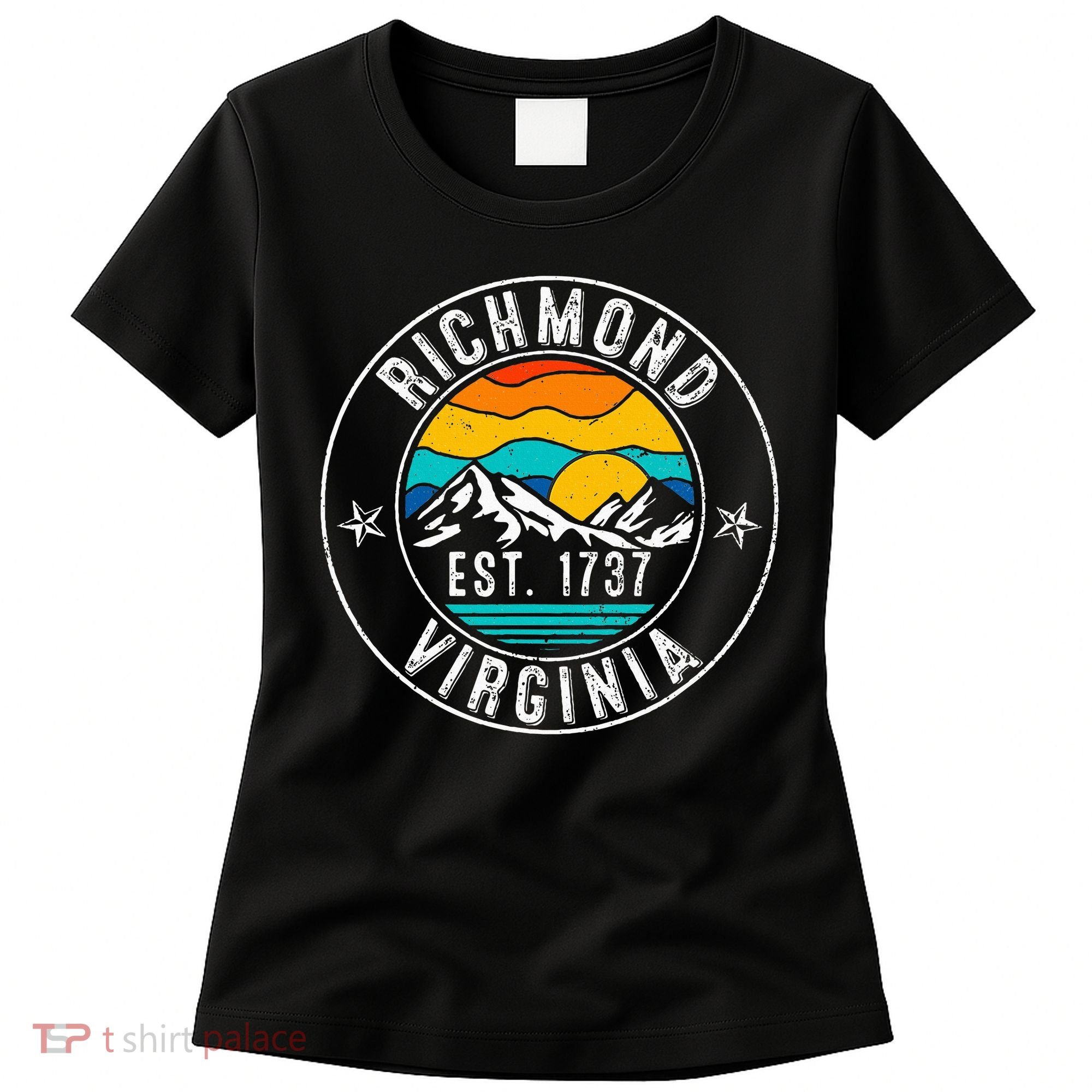 Retro 70s 80s Richmond Virginia Va Women's T-Shirt