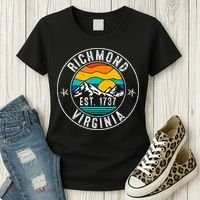Retro 70s 80s Richmond Virginia Va Women's T-Shirt thumb 3