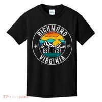 Retro 70s 80s Richmond Virginia Va Kids T-Shirt thumb 0