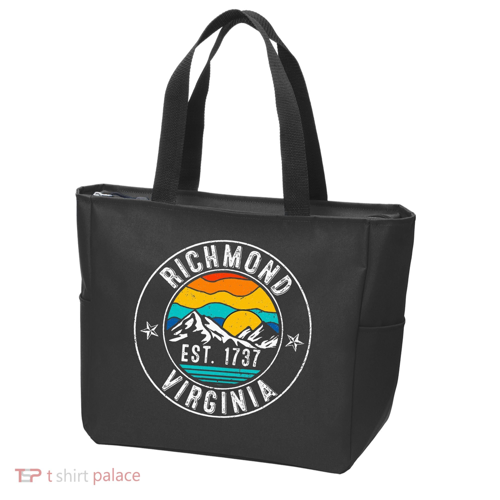 Retro 70s 80s Richmond Virginia Va Tote Bag