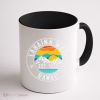 Retro 70s 80s Lahaina Maui Hawaii HI Coffee Mug thumb 1