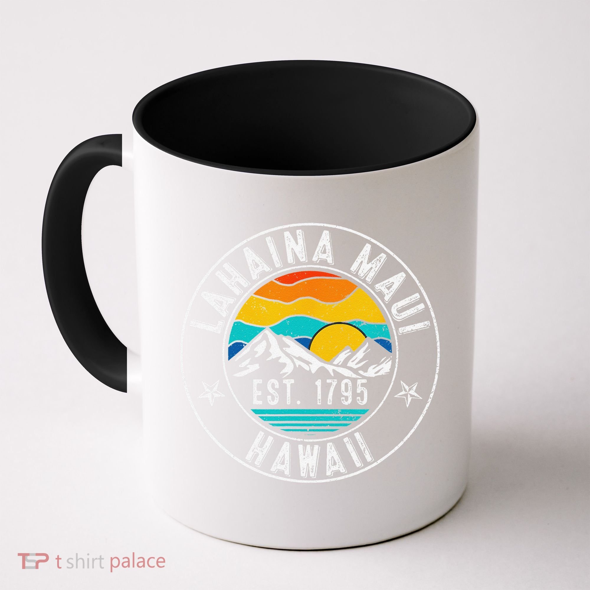 Retro 70s 80s Lahaina Maui Hawaii HI Coffee Mug