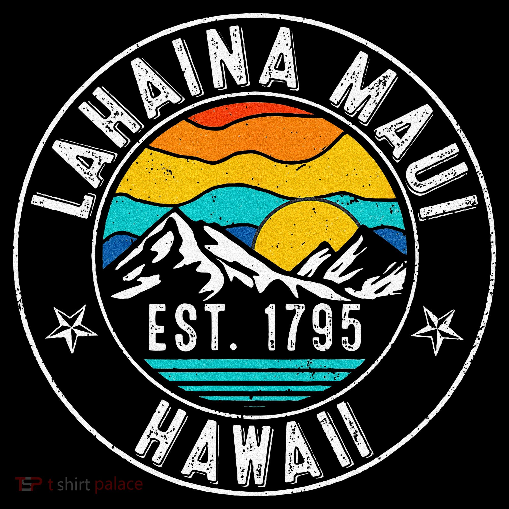 Retro 70s 80s Lahaina Maui Hawaii HI Coffee Mug