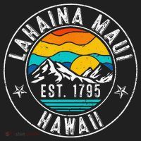 Retro 70s 80s Lahaina Maui Hawaii HI Beanie thumb 2