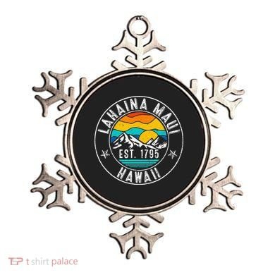Retro 70s 80s Lahaina Maui Hawaii HI Ornament