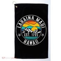 Retro 70s 80s Lahaina Maui Hawaii HI Golf Towel thumb 0