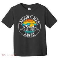 Retro 70s 80s Lahaina Maui Hawaii HI Toddler T-Shirt thumb 0