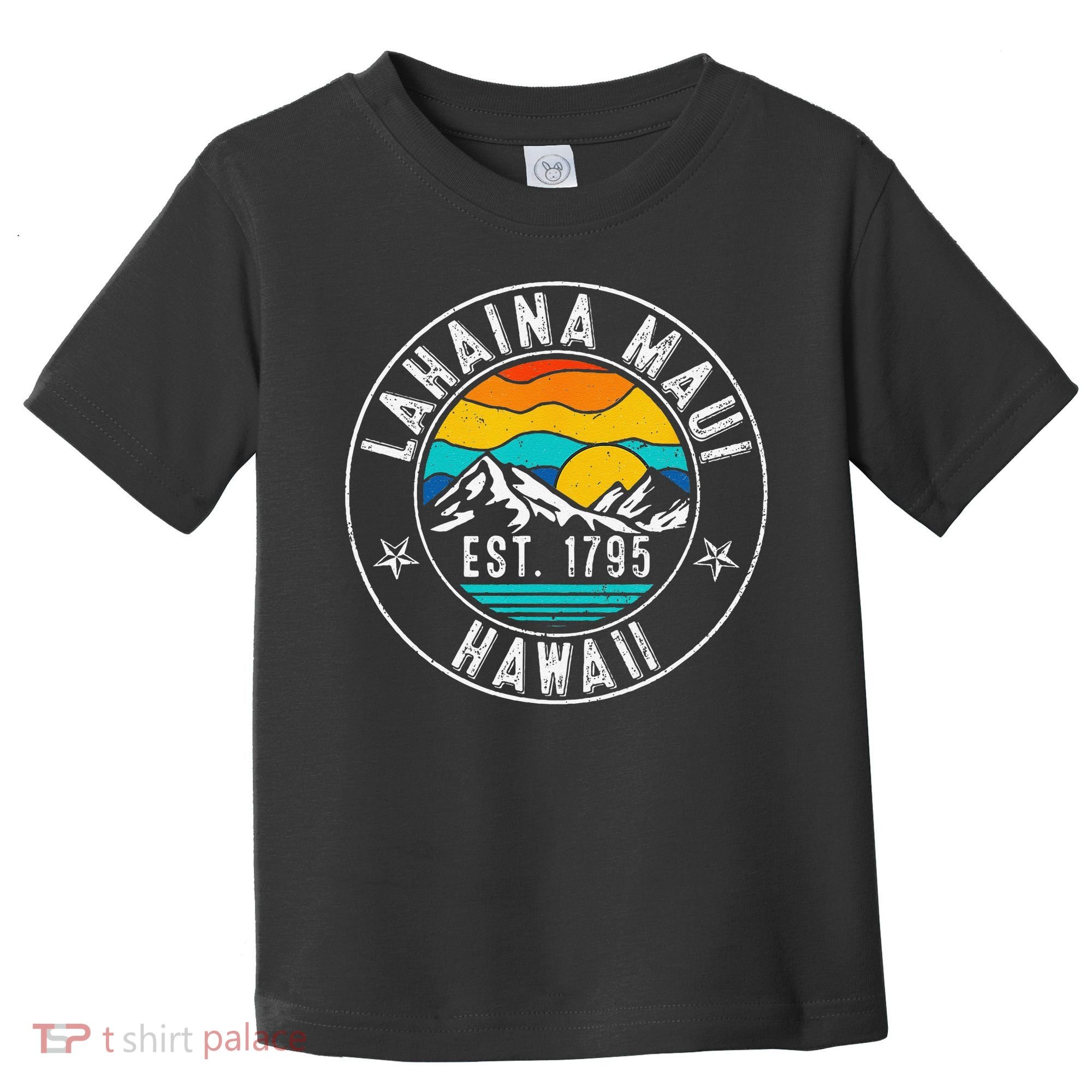 Retro 70s 80s Lahaina Maui Hawaii HI Toddler T-Shirt