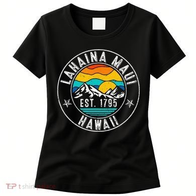 Retro 70s 80s Lahaina Maui Hawaii HI Women's T-Shirt