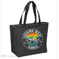 Retro 70s 80s Lahaina Maui Hawaii HI Tote Bag thumb 2