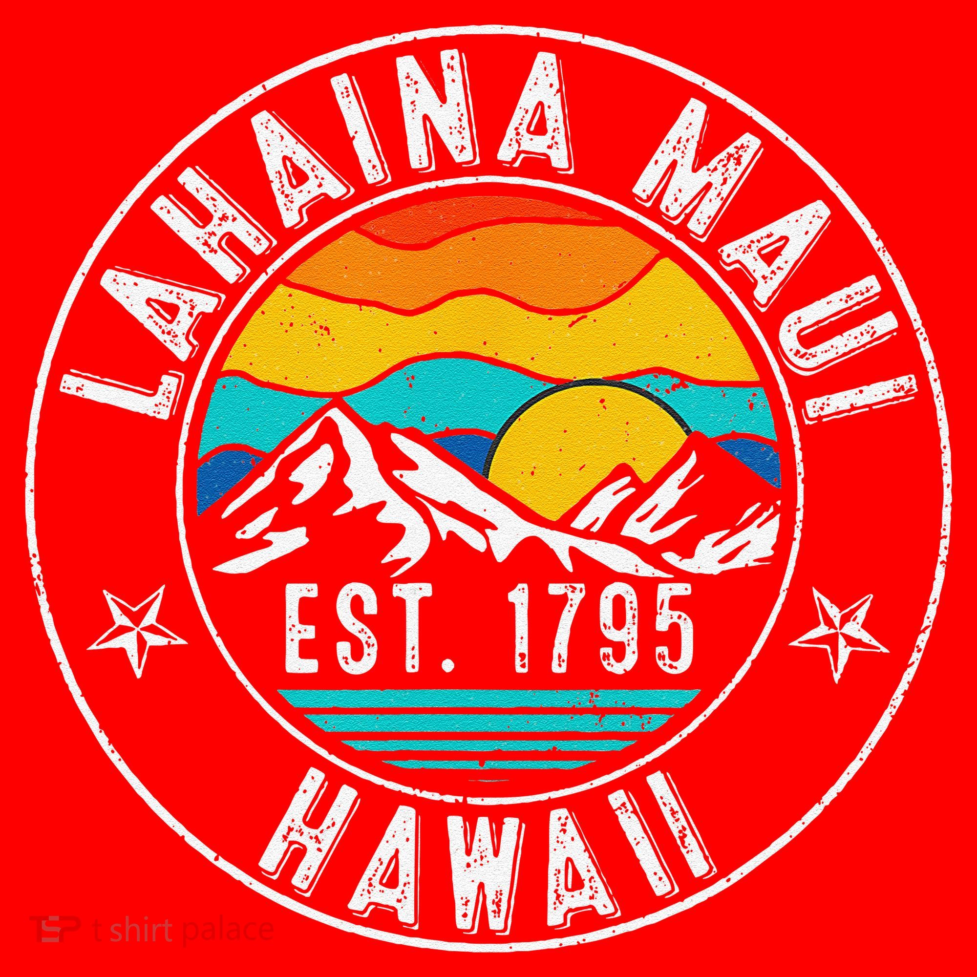 Retro 70s 80s Lahaina Maui Hawaii HI Santa Hat