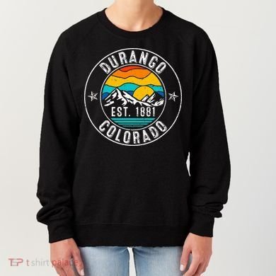 Retro 70s 80s Durango Colorado Co Women's Sweatshirt