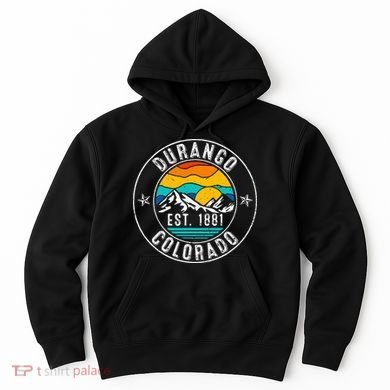 Retro 70s 80s Durango Colorado Co Hoodie