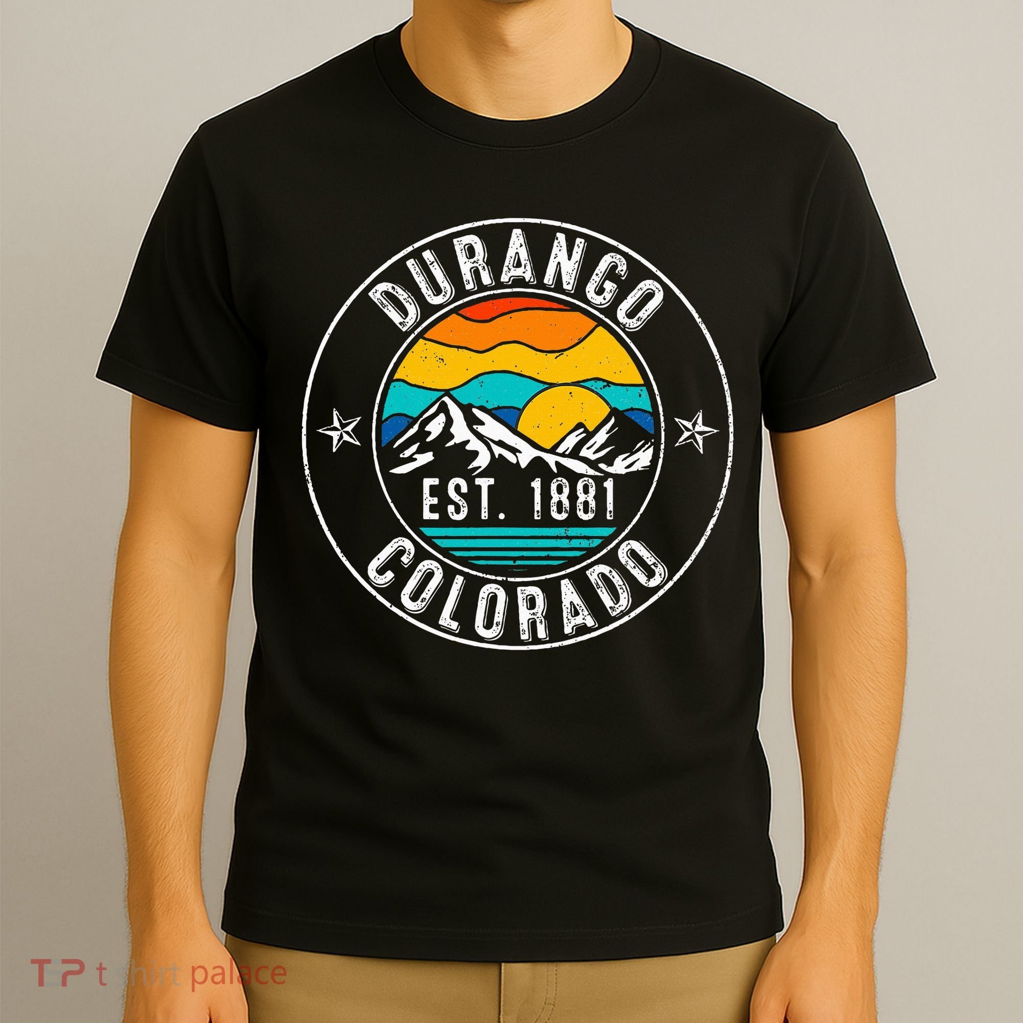 Retro 70s 80s Durango Colorado Co T-Shirt
