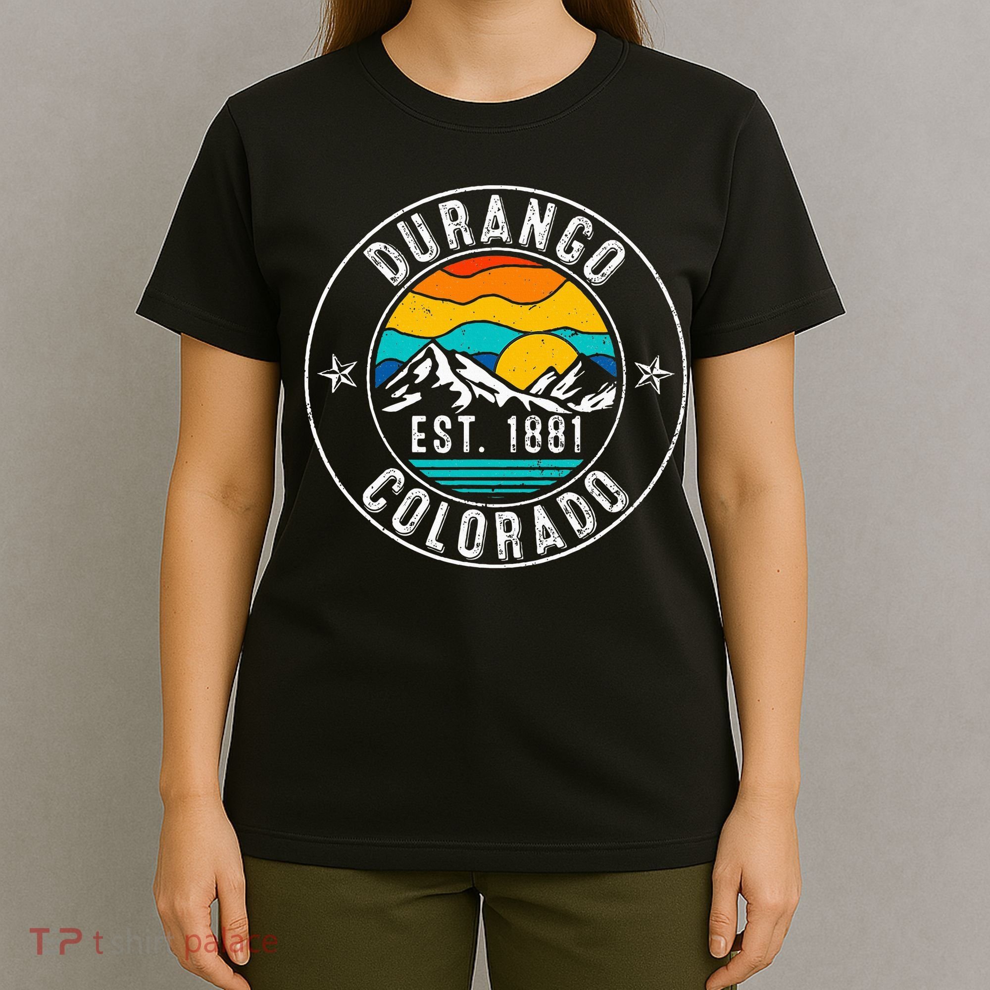 Retro 70s 80s Durango Colorado Co T-Shirt