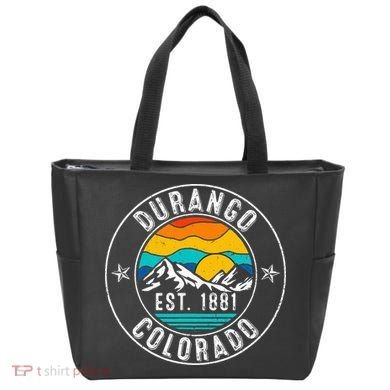 Retro 70s 80s Durango Colorado Co Tote Bag