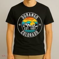 Retro 70s 80s Durango Colorado CO T-Shirt thumb 3