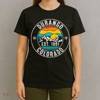 Retro 70s 80s Durango Colorado CO T-Shirt thumb 4