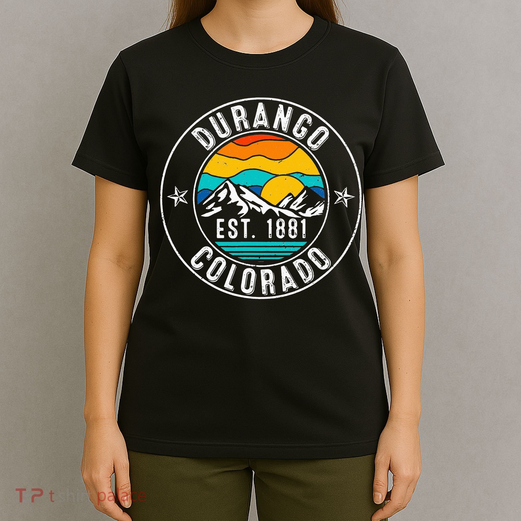 Retro 70s 80s Durango Colorado CO T-Shirt
