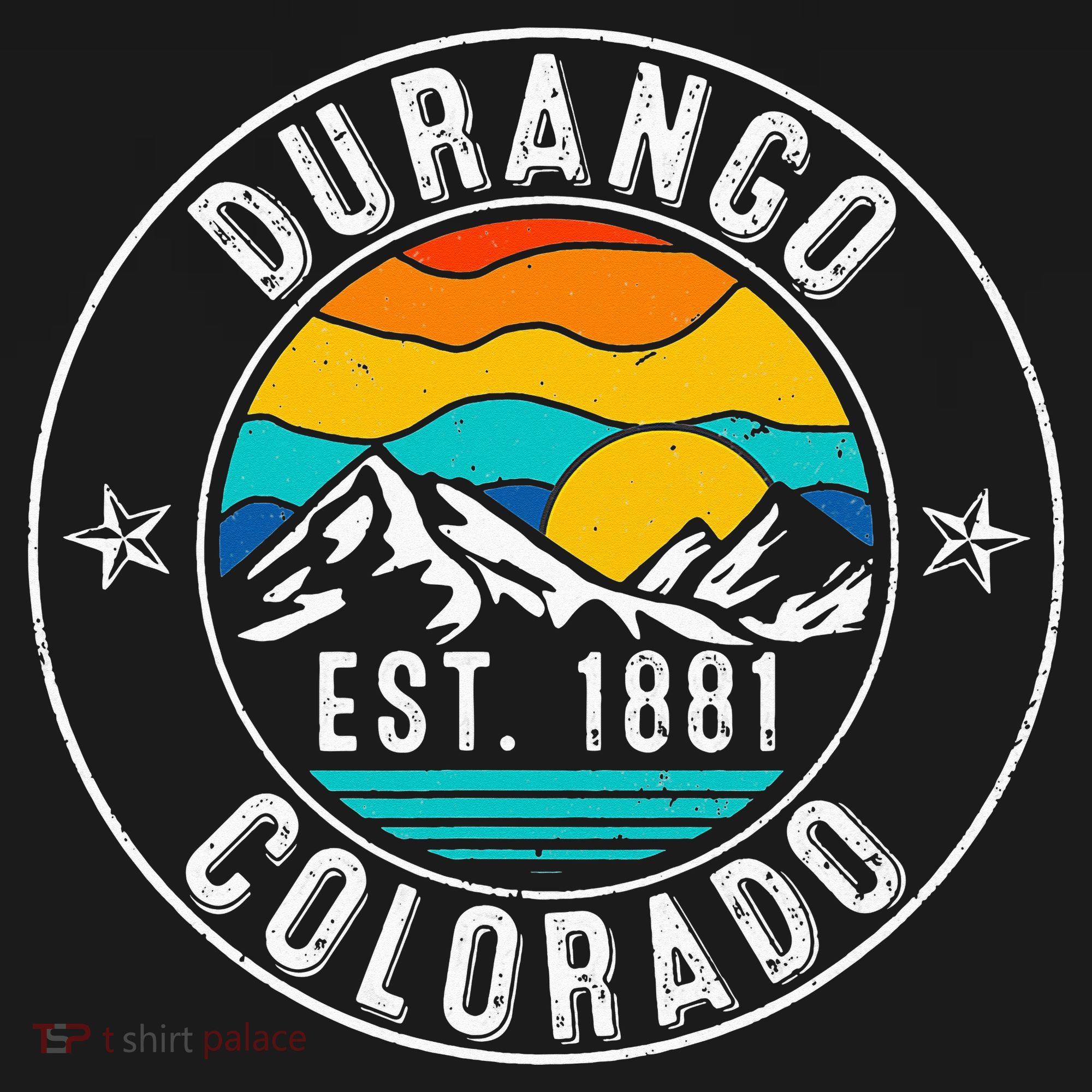 Retro 70s 80s Durango Colorado CO T-Shirt