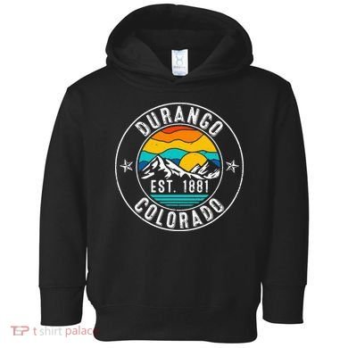 Retro 70s 80s Durango Colorado CO Toddler Hoodie