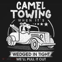 Retro 70s Camel Towing Services Vintage Tow Truck Driver T-Shirt thumb 7