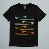 Retro 70S Funny Trombone For Trombonist T-Shirt thumb 5