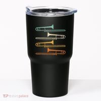 Retro 70S Funny Trombone For Trombonist Tumbler thumb 0