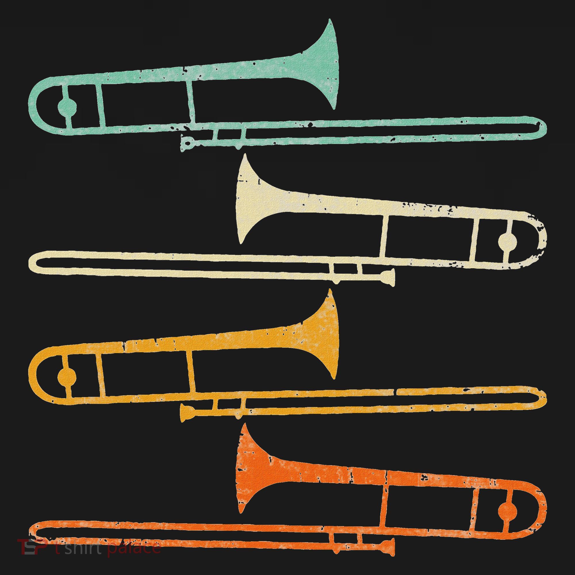 Retro 70S Funny Trombone For Trombonist Women's Tank Top