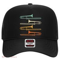 Retro 70S Funny Trombone For Trombonist Hat thumb 0