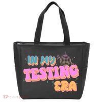 Retro 70's In My Testing Era School Test Time Tote Bag thumb 0