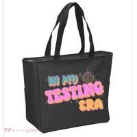 Retro 70's In My Testing Era School Test Time Tote Bag thumb 2