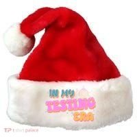 Retro 70's In My Testing Era School Test Time Santa Hat thumb 0
