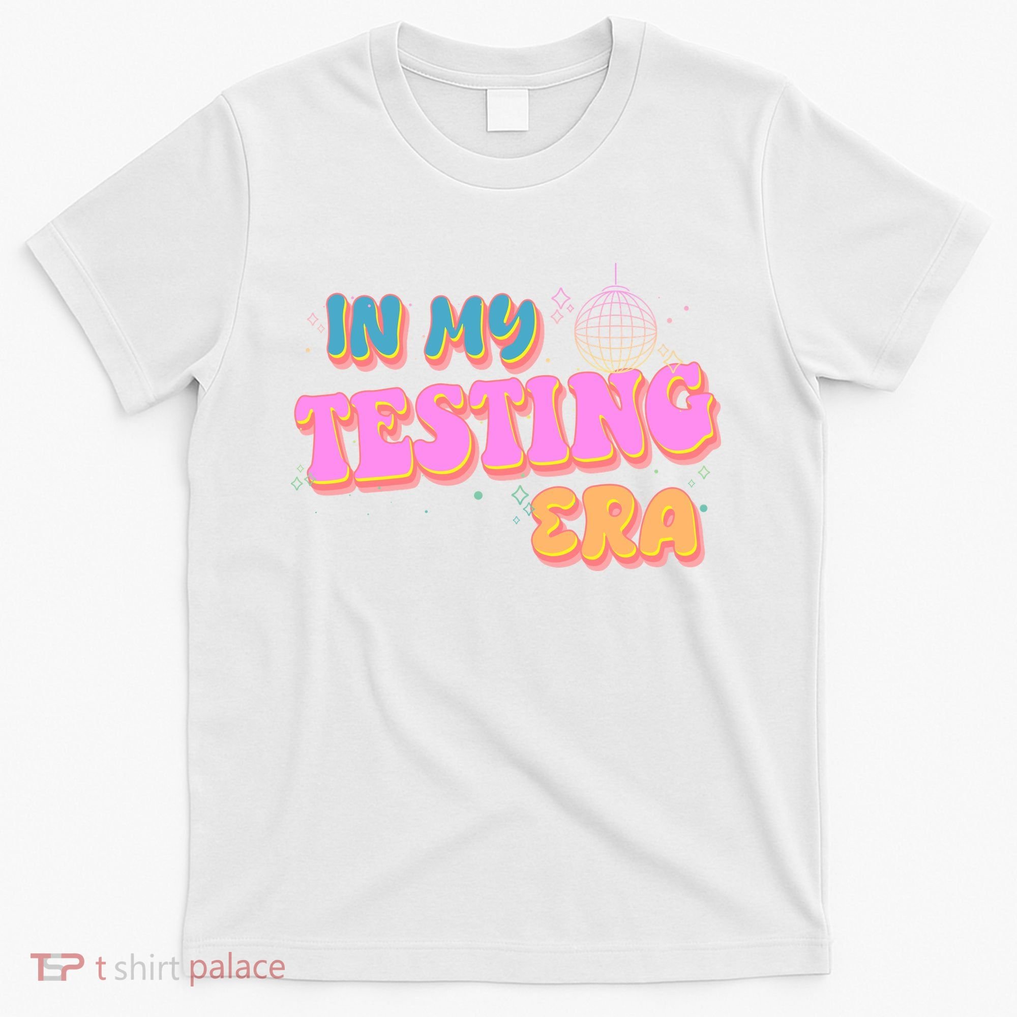 Retro 70's In My Testing Era School Test Time T-Shirt
