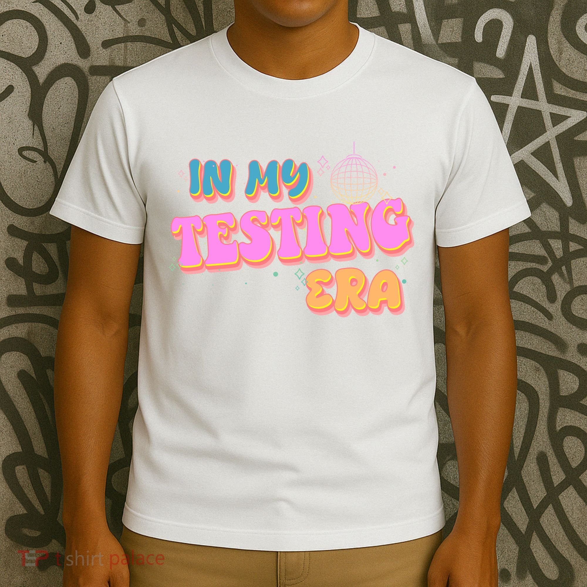 Retro 70's In My Testing Era School Test Time T-Shirt